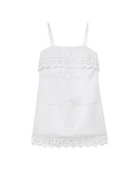 Reiss Women's Cotton Lace-Detail Mini Dress