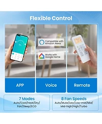 Gymax Btu Mini Split Air Conditioner and Heater w/ Heat Pump and Installation Kit