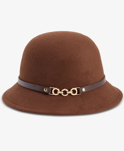 I.n.c. International Concepts Horsebit Felt Cloche Hat, Macy's Exclusive