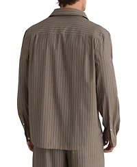 Reiss Men's Peake Printed Stripe Shirt