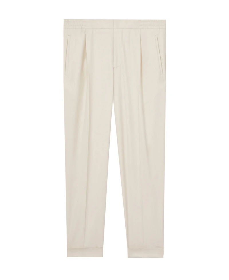 Reiss Men's Brighton Pleated Relaxed Pants