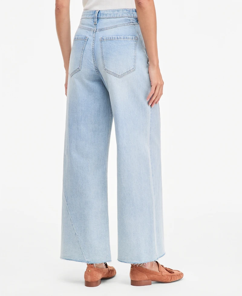On 34th Women's High-Rise Twist Seam Wide-Leg Jeans, Regular & Short, Macy's Exclusive