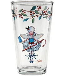 Fiesta Holly Berry Sugar Plum Fairy Tapered Cooler Glasses, Set of 4