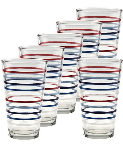 Fiesta Americana Tapered Cooler Glasses, Set of 6