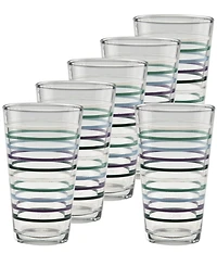Fiesta Lavender Bloom Tapered Cooler Glasses