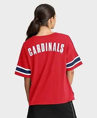Fanatics Women's Red St. Louis Cardinals Curl Route T-Shirt