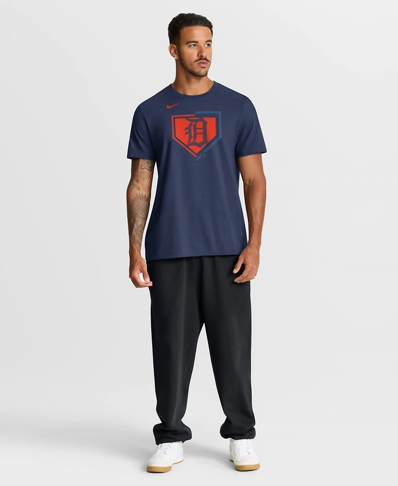 Nike Men's Navy Detroit Tigers Icon T-Shirt