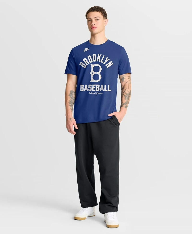 Nike Men's Royal Brooklyn Dodgers Cooperstown Collection T-Shirt