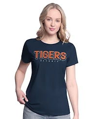 G-iii 4Her by Carl Banks Women's Navy/Orange Detroit Tigers Two T-Shirt Combo Pack