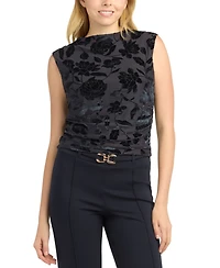 Bcx Women's Shirred Side Seam Knit Top