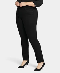 Nydj Plus Marilyn Straight Jeans