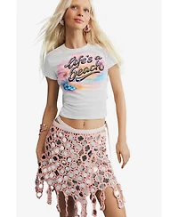 Desigual Women's Short pareo mirrors