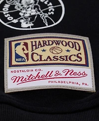 Mitchell & Ness Women's Black Boston Celtics Hardwood Classics Script Lightweight Sweatshirt
