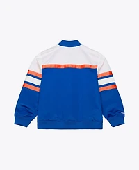 Mitchell & Ness Men's Royal Denver Broncos Head Coach Lightweight Full-Snap Satin Jacket