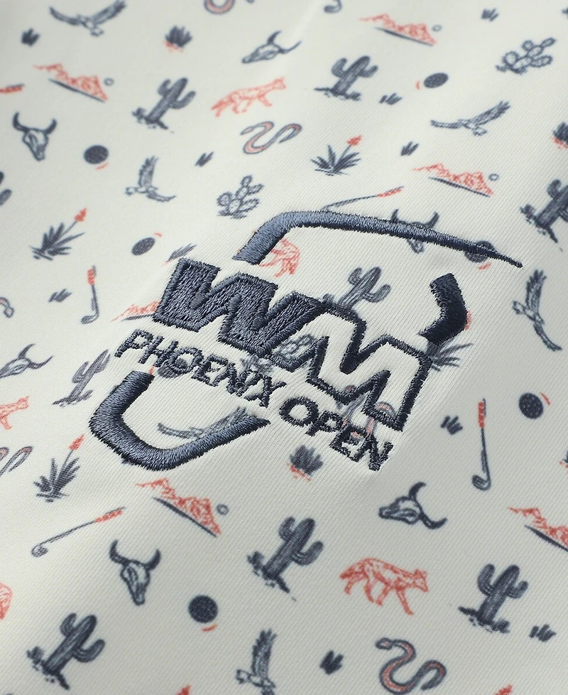 Breezy Golf Men's White Wm Phoenix Open Locals Only Polo Shirt