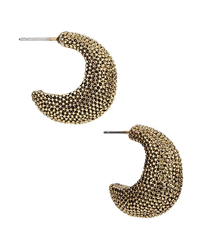 Patricia Nash Caviar Collection J Hoop Earrings