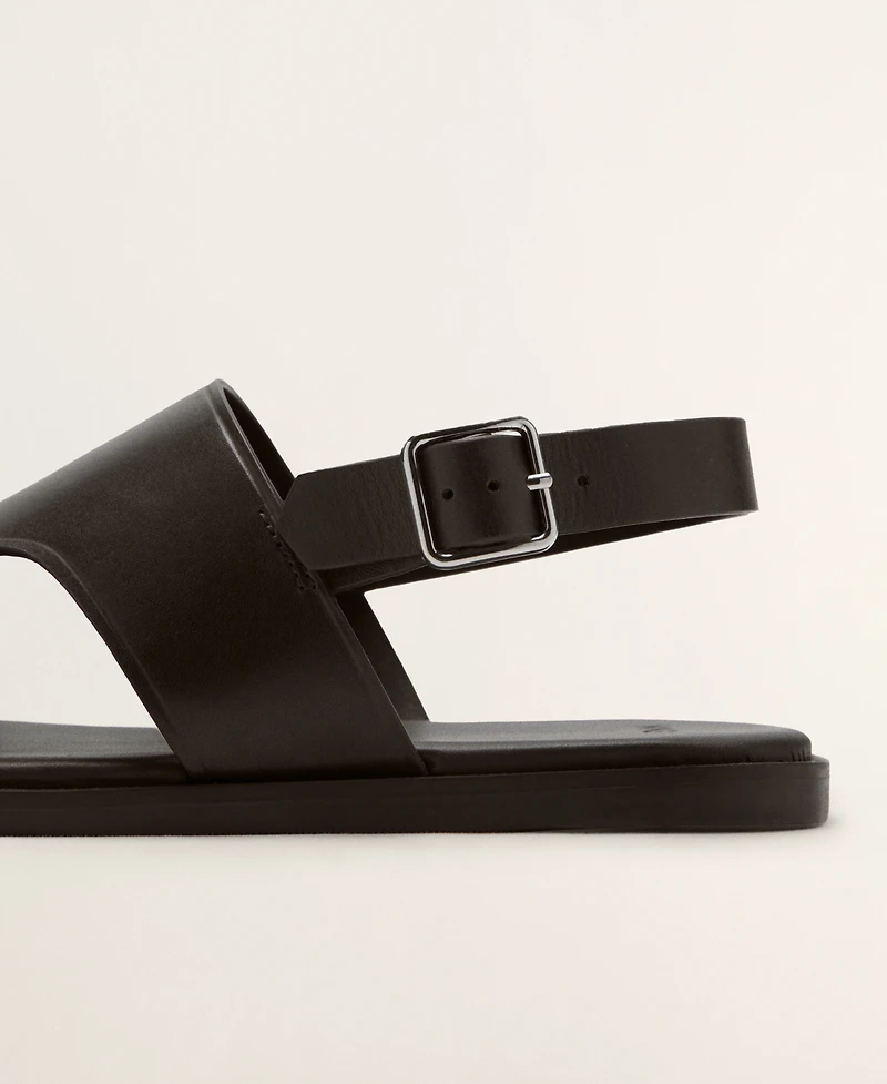 Mango Men's Leather Strap Sandals