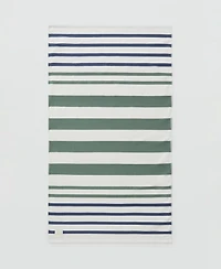 Mango Men's Cotton Striped Beach Towel