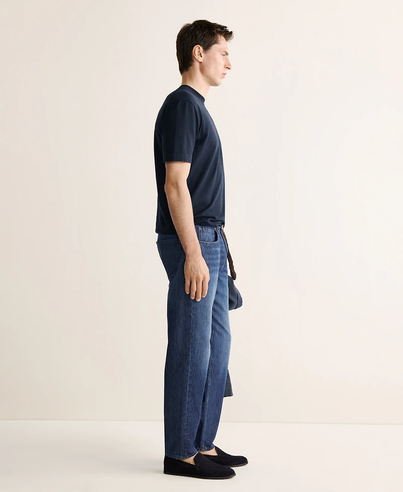 Mango Men's Cotton Regular-Fit Jeans