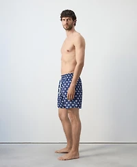 Mango Men's Geometric-Print Swim Trunks