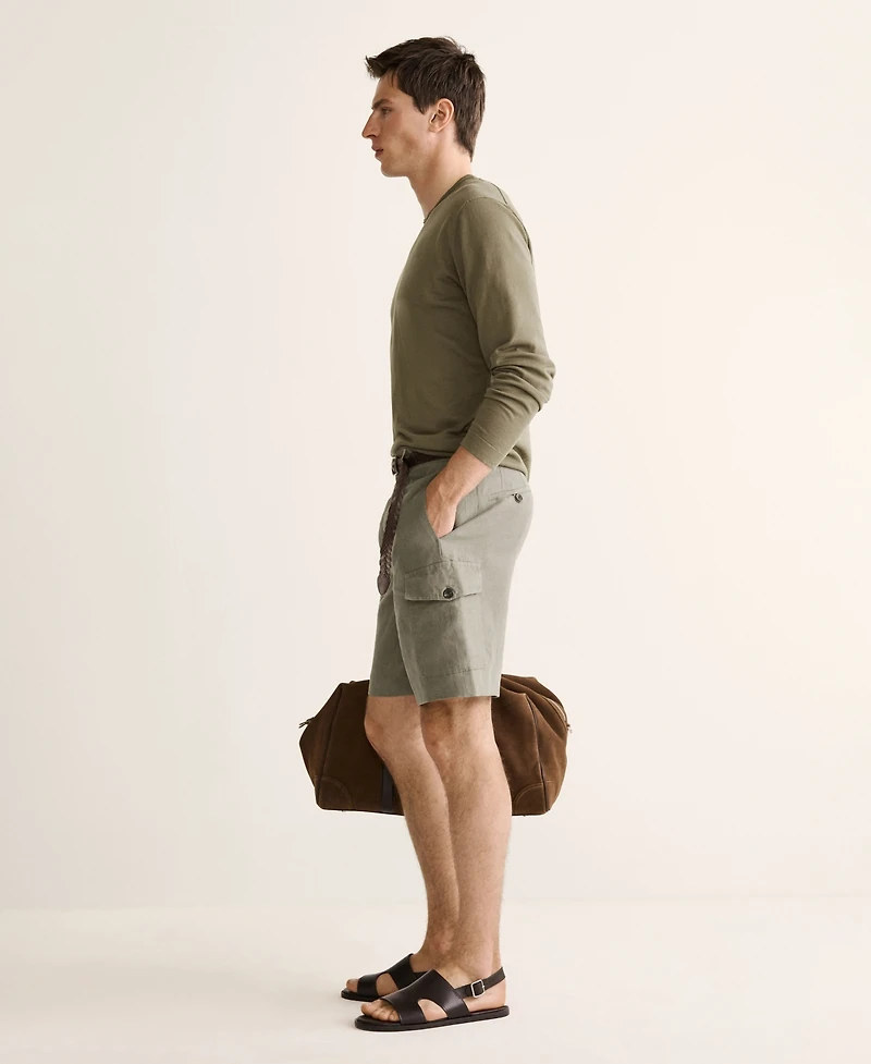 Mango Men's Fine-Knit Cotton Sweater