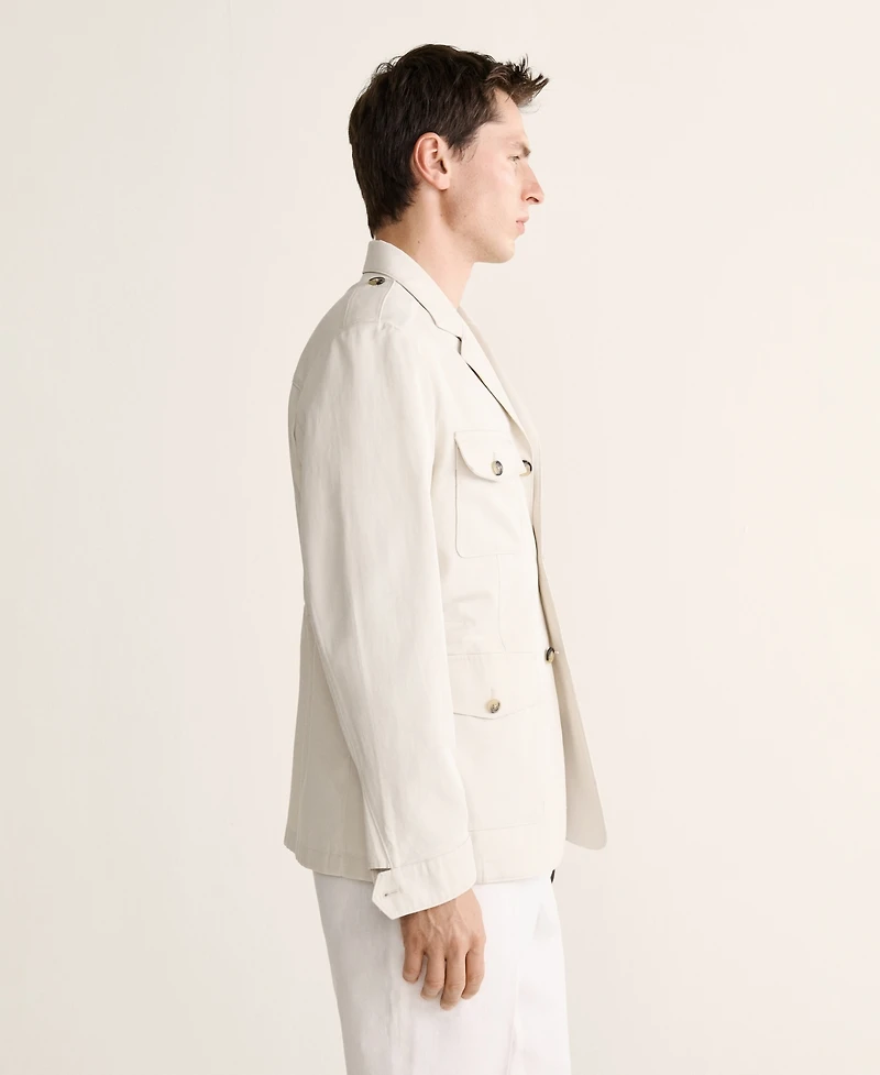 Mango Men's Italian Cotton Jacket