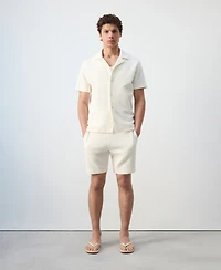 Mango Men's Cotton Regular-Fit Shirt