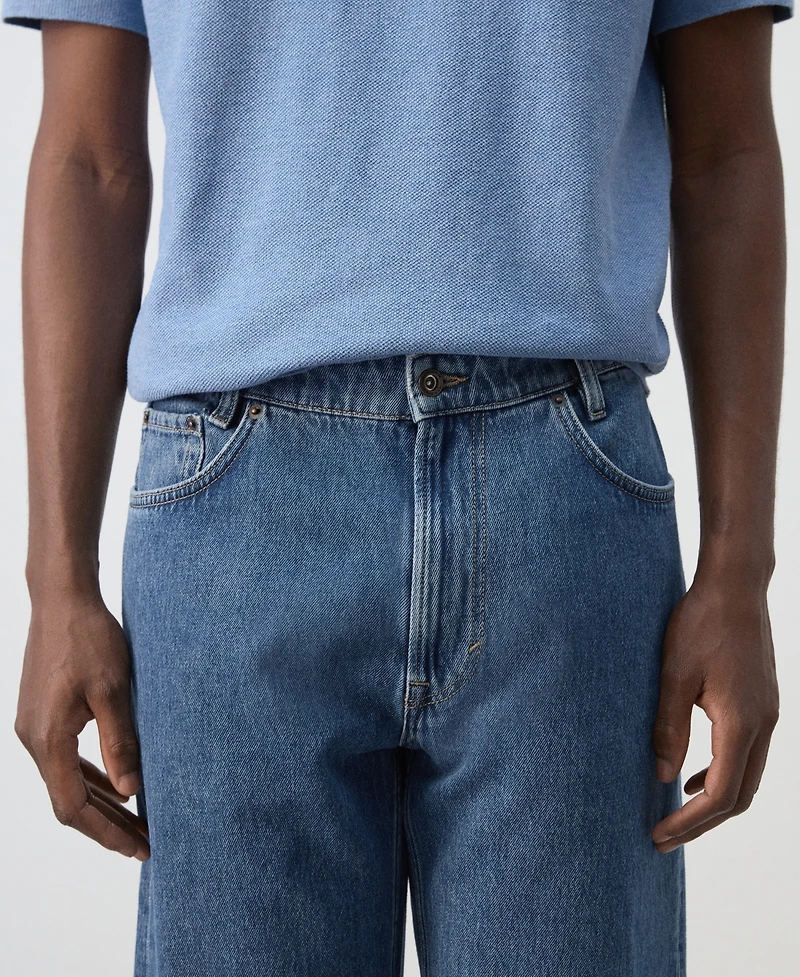 Mango Men's Cotton Relaxed-Fit Jeans