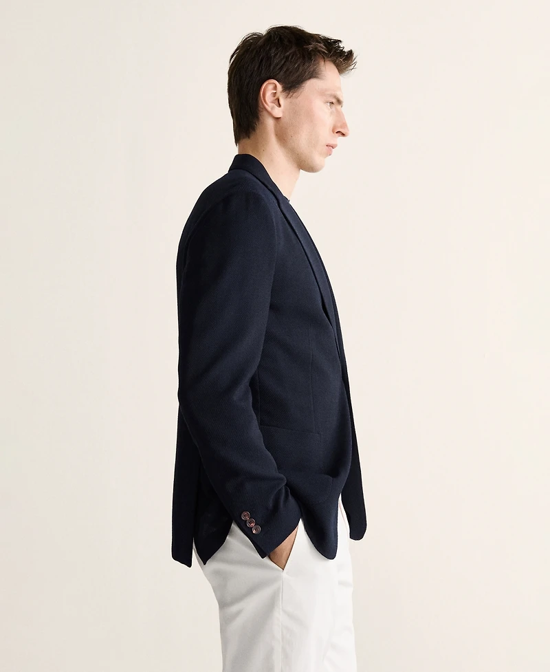 Mango Men's Slim-Fit Wool Blazer