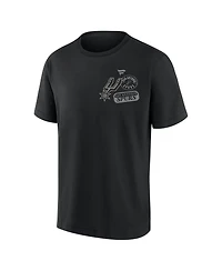 Fanatics Men's Black San Antonio Spurs 2026 Nba Champions Elevated Legacy Heavyweight T-Shirt