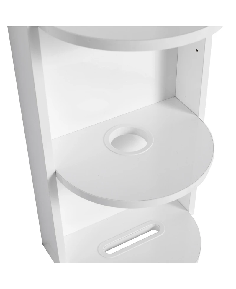 Midola 12" Bathroom Wall-Mounted Storage Rack, Float Mounting Design, Storage Saving for Bathroom