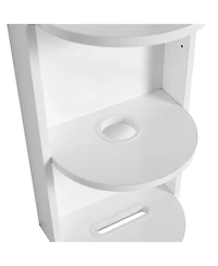 Midola 12" Bathroom Wall-Mounted Storage Rack, Float Mounting Design, Storage Saving for Bathroom