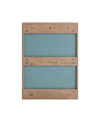 Midola 20" Bathroom Mirror Cabinet with Storage, Wall Mounted Medicine Cabinet with Mirror Door, Adjustable Glass Shelves, Plywood