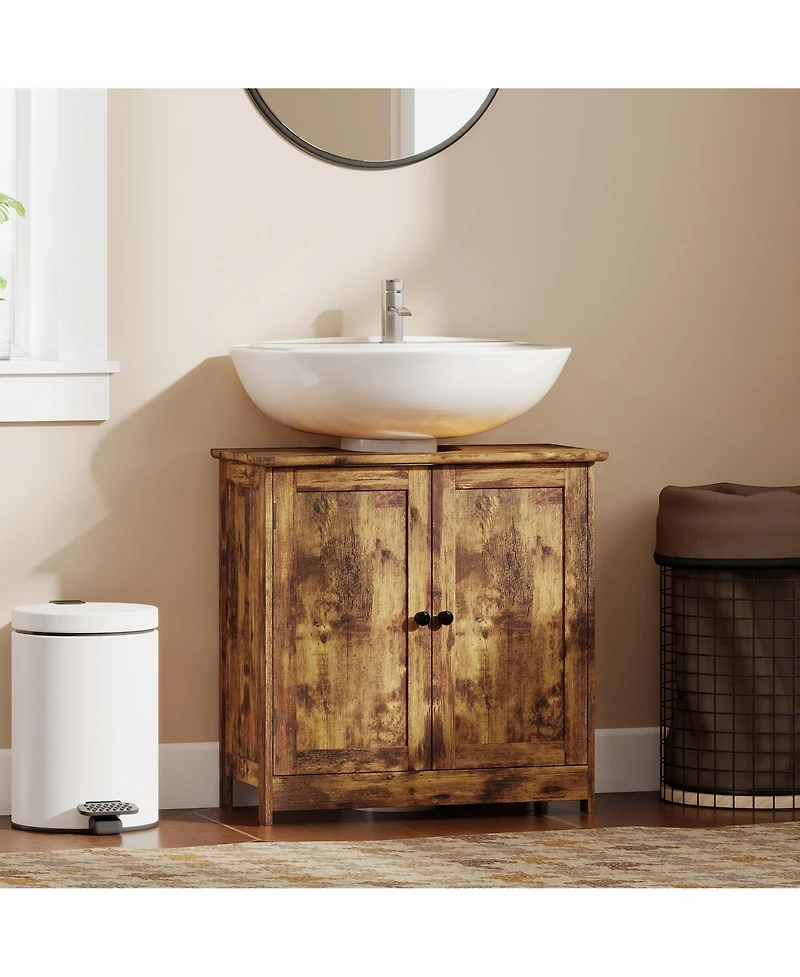 Busdays Bathroom Vanity Cabinet Under Sink Cabinet with 2 Doors and Adjustable Shelf