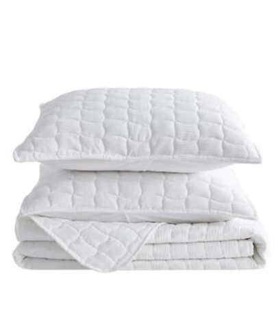 Linery Co. Gauze Wave Stitched Quilt Set With Shams
