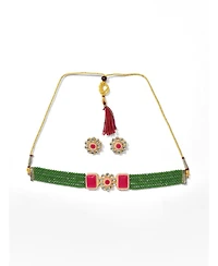 Sohi Women's Gold Plated Jewellery Set