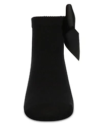MeMoi Baby Girls Bow-on-Back Cotton-Rich Anklet Sock