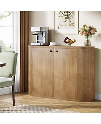 Tribesigns 47.24 Inch Sideboard Cabinet Buffet Storage Cabinet with 2 Doors, Modern Kitchen Buffet Cabinet