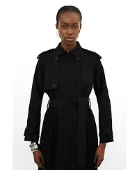 Karen Millen Women's Belted Trench Coat