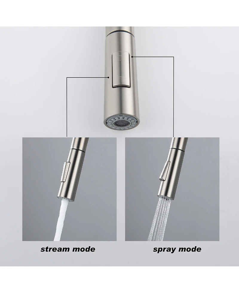 Phying Touch Kitchen Faucet with Pull Down Sprayer