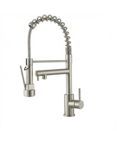 Phying Kitchen Faucet With Pull Down Sprayer Touch On Single Handle 2 Function Stainless Steel Spring Neck