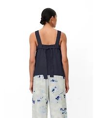 Masai Copenhagen Women's Madisa Linen Square Neck Top