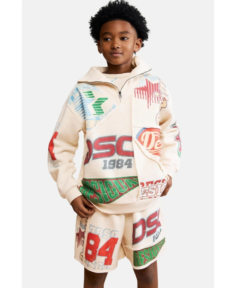 Desigual Little & Big Boy's (3 - 14) Printed sweatshirt with zipper