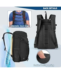 Furlihong Baseball Bag for Adult and Youth – Backpack Softball with Helmet Holder, Shoe Compartment Fence Hook