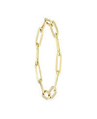 Adornia Tarnish Resistant Gold Flexible Paperclip Link Ring