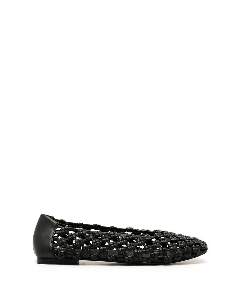 Therapy Australia Women's Genesis Square Toe Woven Flats