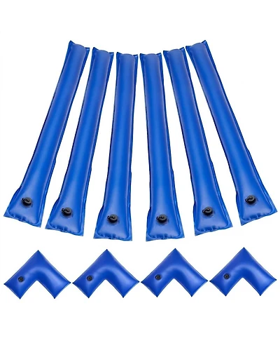 Sugift 6-Pack 8 ft Pool Cover Water Bags Leakproof Pvc for Winter Use