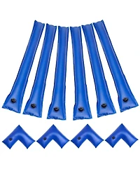 Sugift 6-Pack 8 ft Pool Cover Water Bags Leakproof Pvc for Winter Use