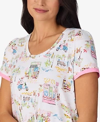 Cuddl Duds Women's Short-Sleeve Sleepshirt