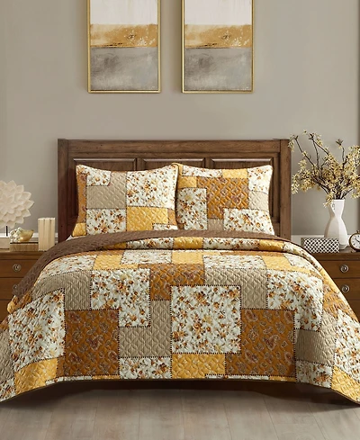 Stratford Park Kerry Floral 3-Piece Quilt Set